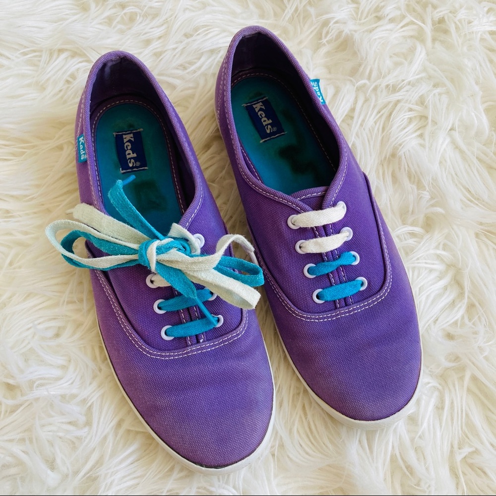 Keds | Purple Classic w/ Blue & White Laces